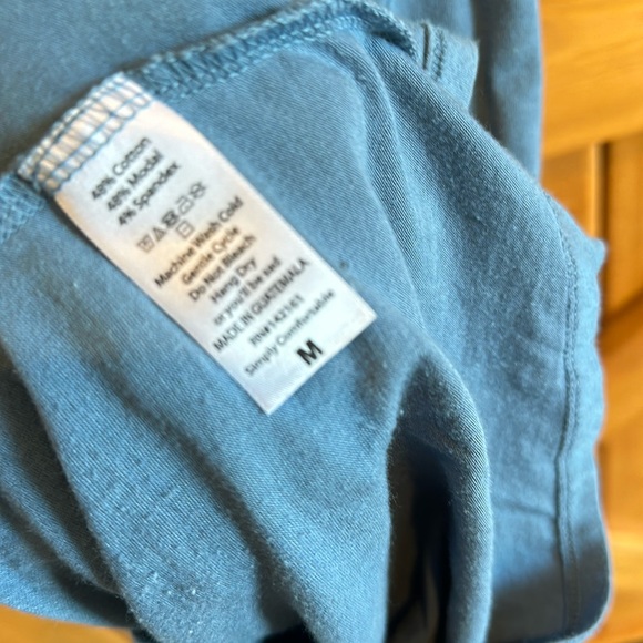 Lularoe T-shirt dress summer fun blue short sleeve Medium - Picture 6 of 7